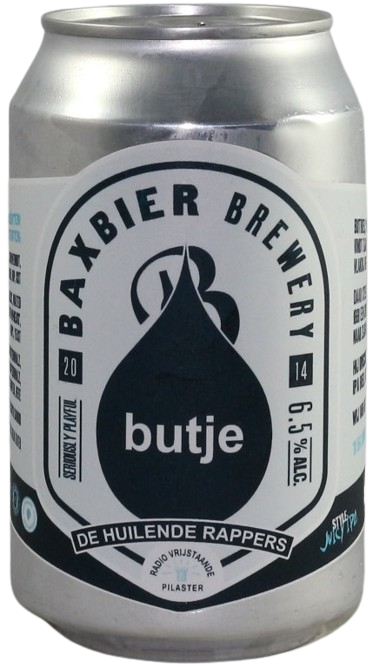 Baxbier Butje blikje van 33cl